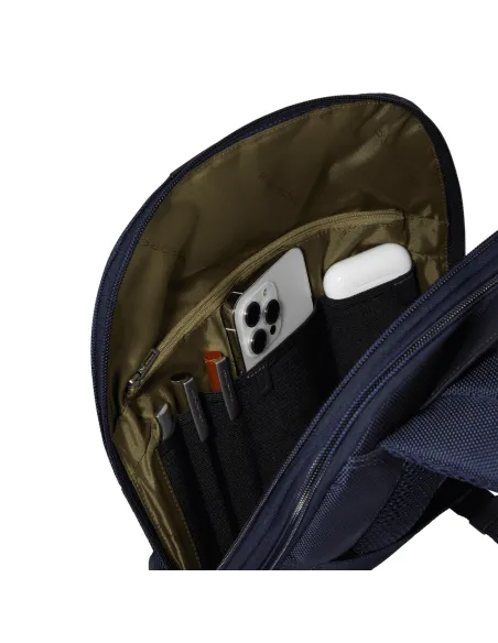 Zaino sottile espandibile Piquadro Brief2, blu