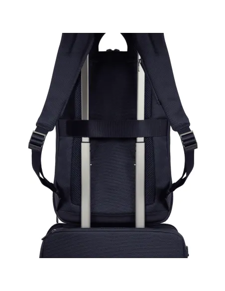 Piquadro Brief2 Erweiterbarer schlanker 15.6 Computer-Rucksack, Blau