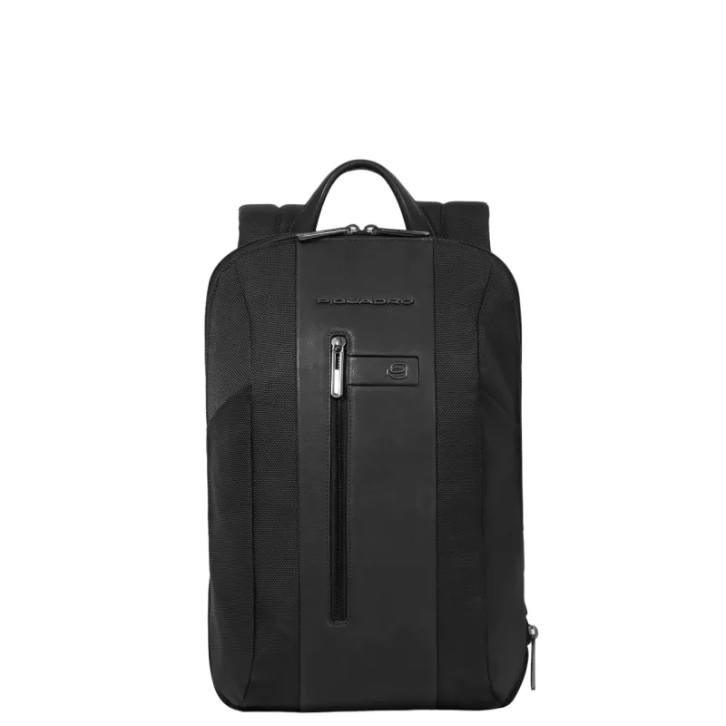 Zaino sottile espandibile Piquadro Brief2, nero