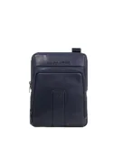 Borsello porta iPad® in pelle Piquadro Carl, blu