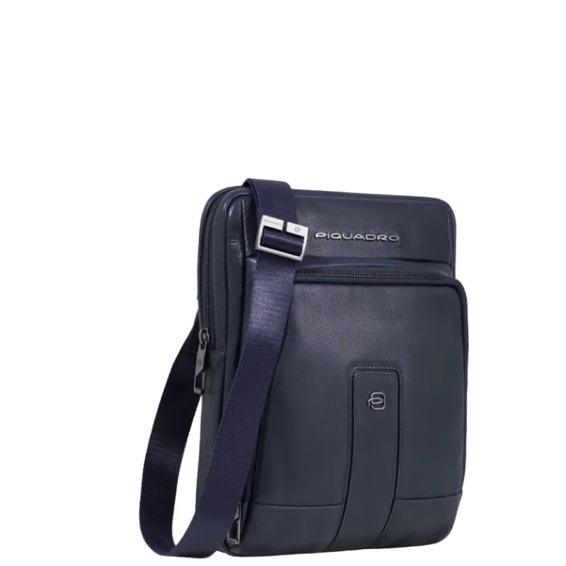 Borsello porta iPad® in pelle Piquadro Carl, blu 2