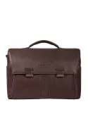 Piquadro Carl 15.6 laptop briefcase, brown
