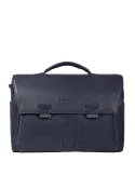 Piquadro Carl 15.6 laptop briefcase, blue