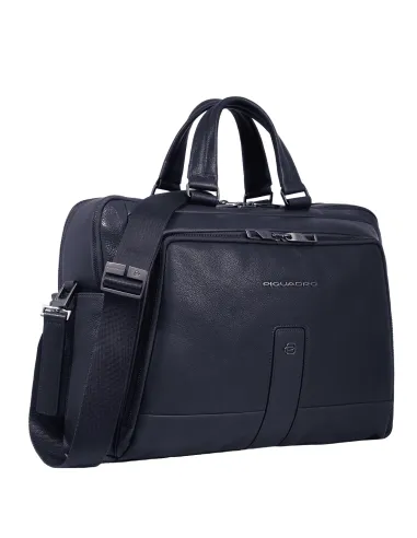 Piquadro Carl leather two-handles...