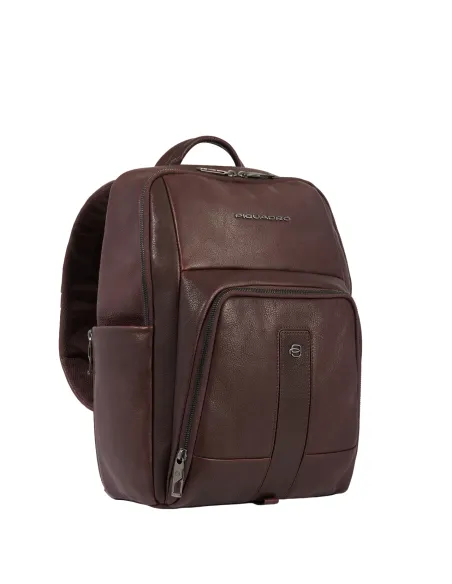 Zaino piccolo in pelle per computer o iPad®Pro 12,9 PQ Carl, moro