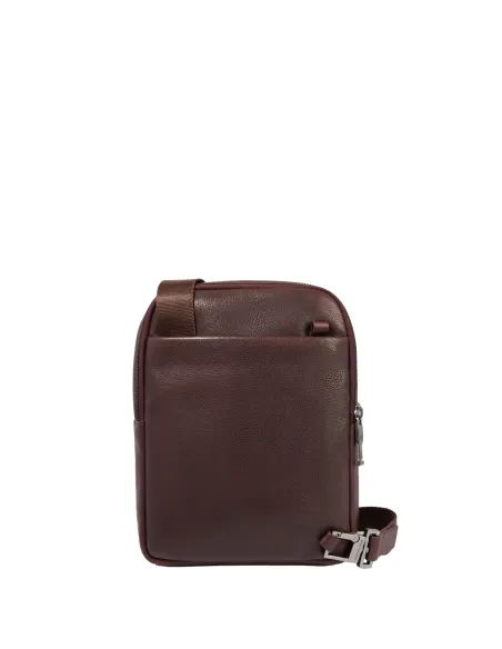 Piquadro Carl iPad®mini Umhängetasche mit zwei Fächern, braun