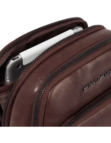 Borsello in pelle porta iPad®mini a...