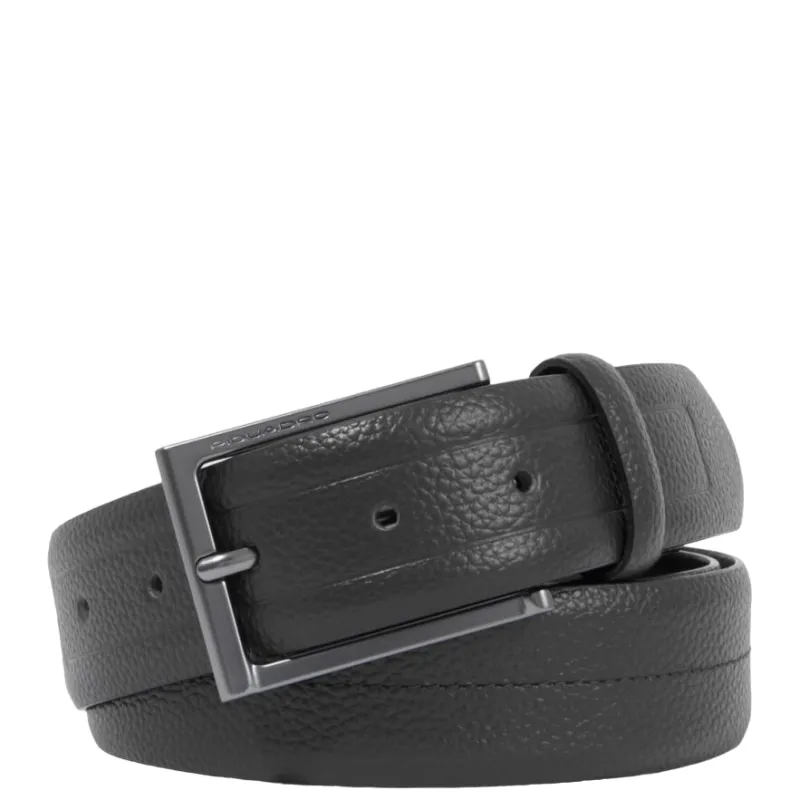 Piquadro Carl men's belt, black