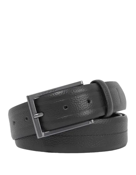Piquadro Carl men's belt, black