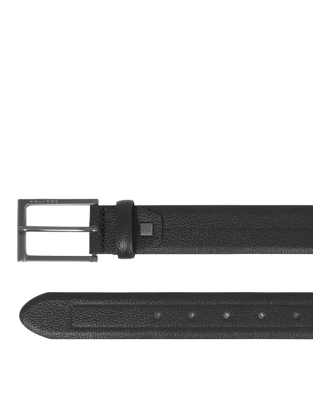 Piquadro Carl men's belt, black