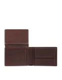 Piquadro Carl men's leather wallet, brown