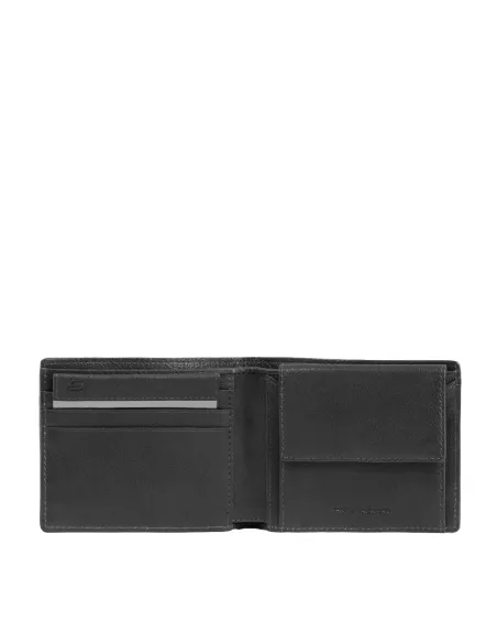Piquadro Carl small wallet for men, black