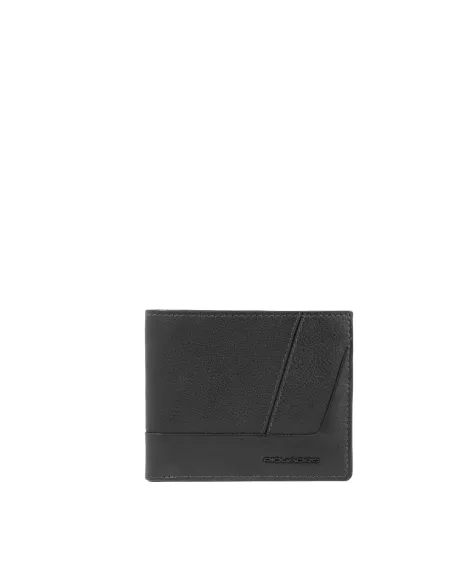 Piquadro Carl small wallet for men, black