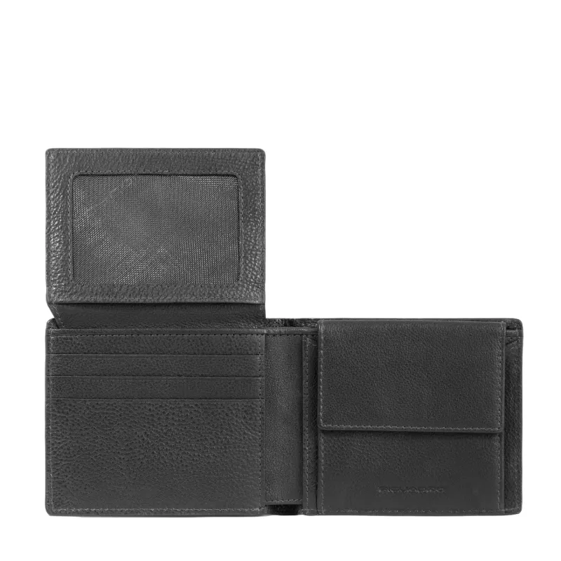 Piquadro Carl compact men's wallet, black