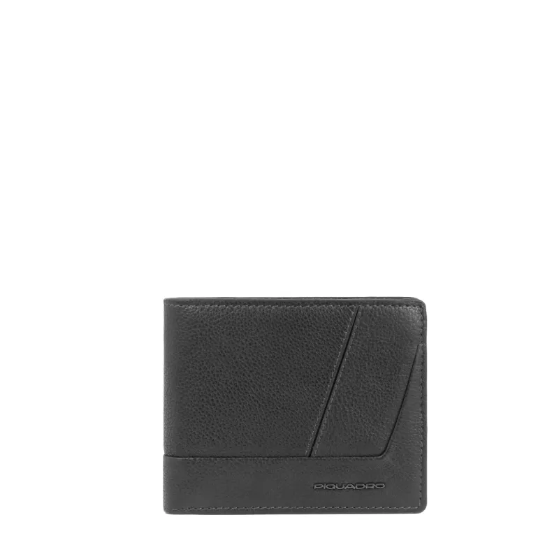 Piquadro Carl compact men's wallet, black 2