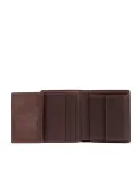 Piquadro Carl small vertical wallet, brown