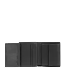 Piquadro Carl small vertical wallet, black