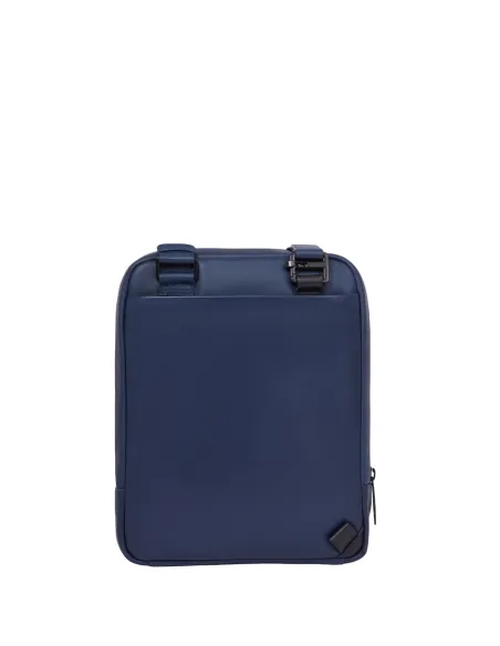 Piquadro FXP iPad®mini Umhängetasche aus Leder, blau