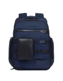 Piquadro FXP Overnight computer backpack with iPad®Pro 12,9” and shoe compartments, blue