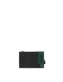 Piquadro FXP Compact wallet for cash and credit cards with sliding system and coin pocket, green