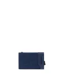 Piquadro FXP Compact wallet for cash and credit cards with sliding system and coin pocket, blue