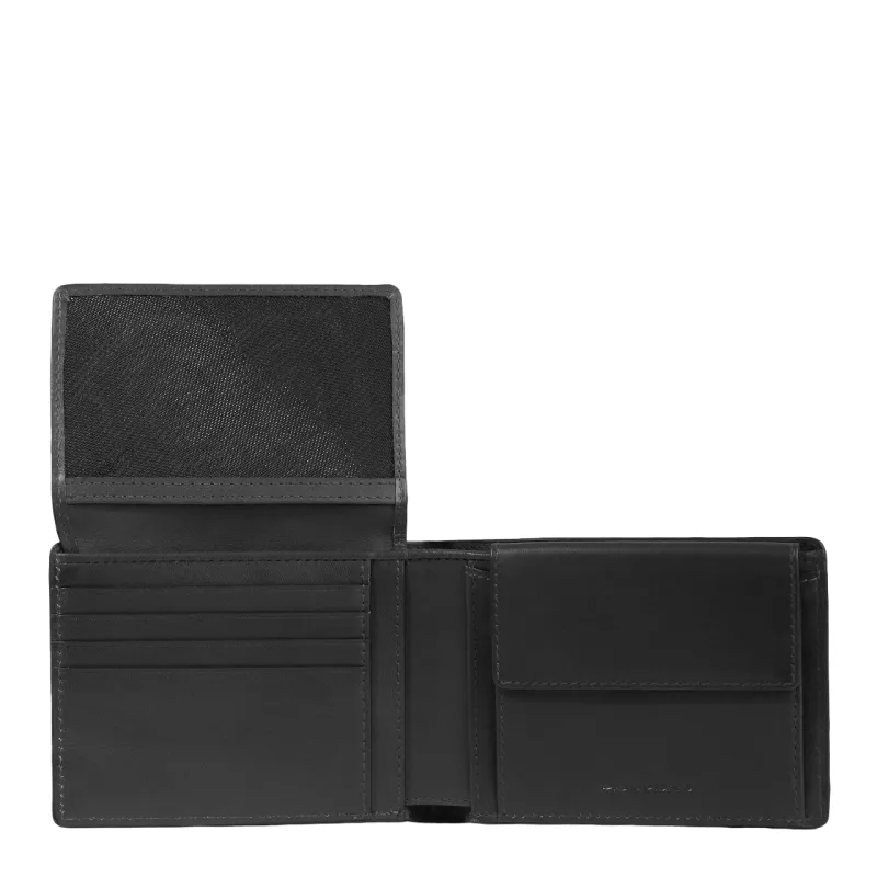 Portafogli uomo in pelle Piquadro FXP, nero