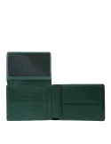 Piquadro FXP men's leather wallet, green