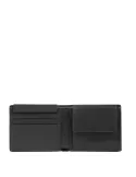 Portafoglio Piquadro FXP con porta monete, porta carte di credito e volantino staccabile, nero