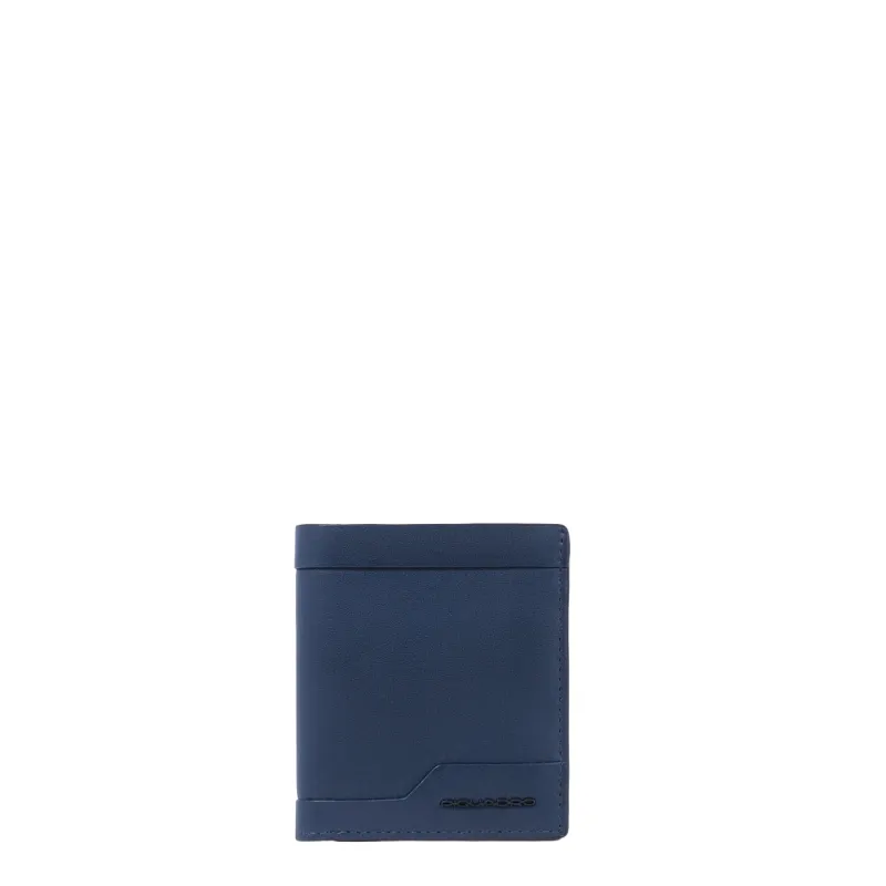 Piquadro FXP kleines aufrechtes Herren-Portemonnaie, blau 2
