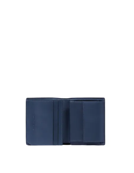 Piquadro FXP Men's Small Vertical Wallet, blue