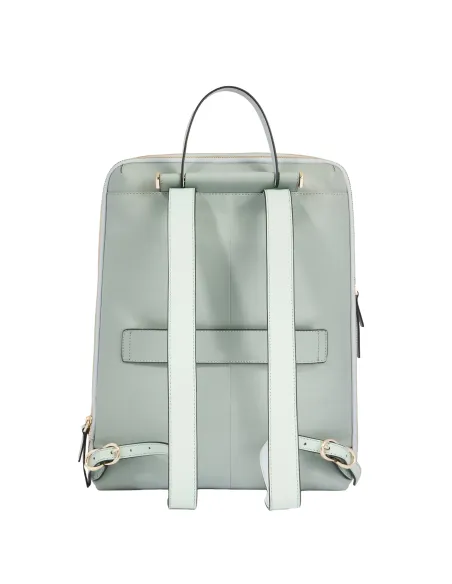 Piquadro Circle großer Computer-Rucksack fur Frauen, hellgrün