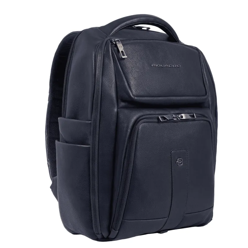 Piquadro Carl 15.6 computer backpack, blue 2