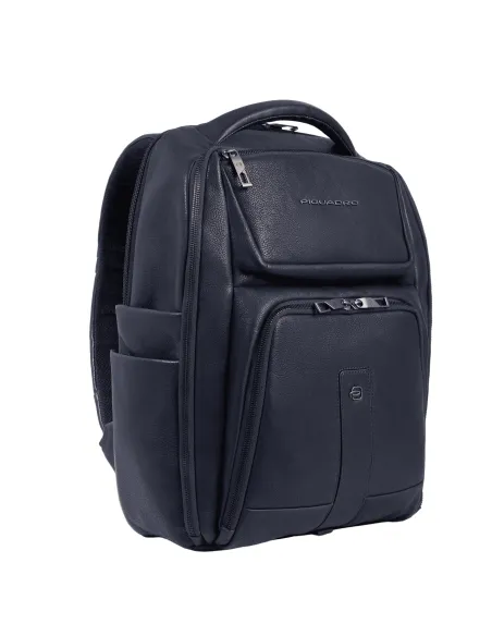 Piquadro Carl 15.6 Computer-Rucksack, blau