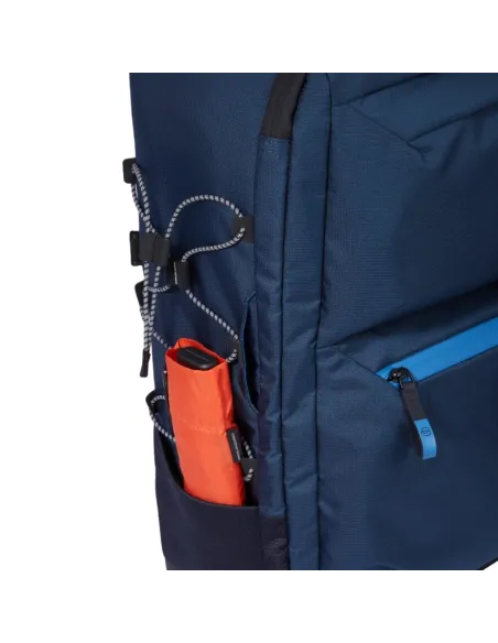 Piquadro Corner 2.0 modular cabin size spinner in recycled fabric, green