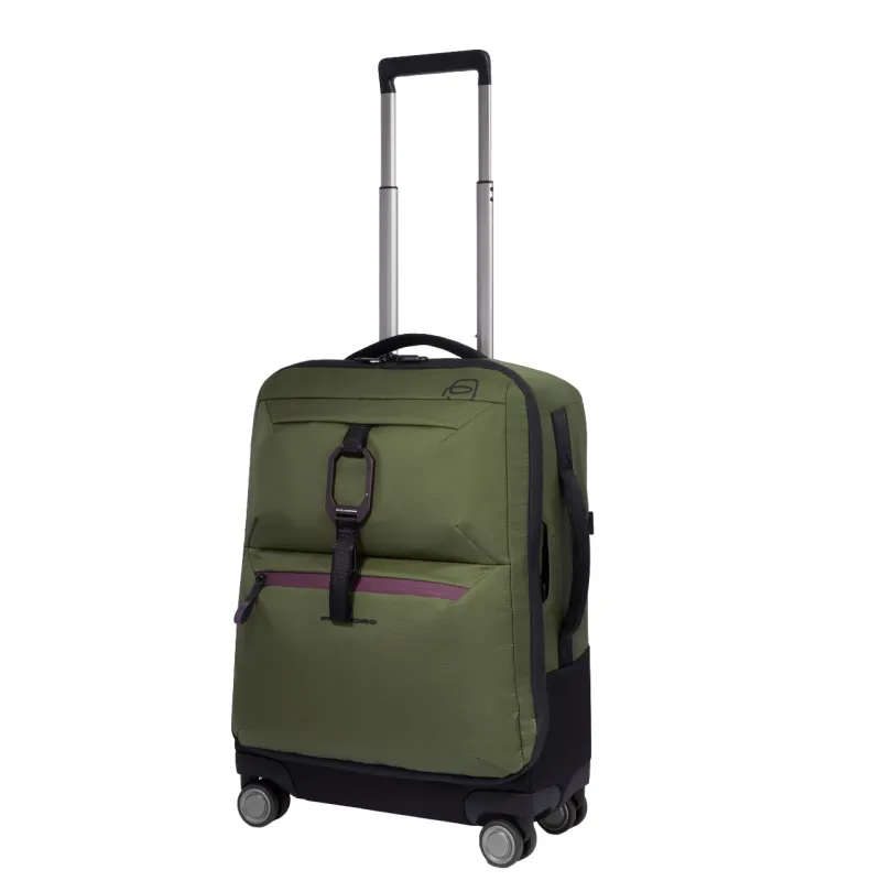 Trolley cabina a 4 ruote Piquadro Corner 2.0, verde 2