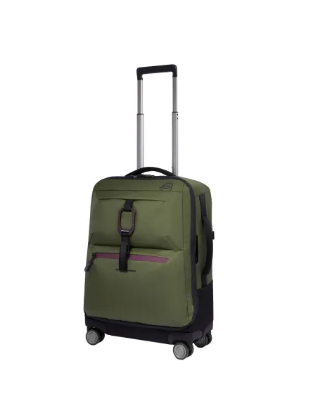 Trolley cabina a 4 ruote Piquadro Corner 2.0, verde