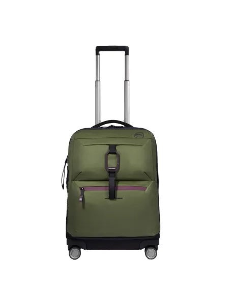 Trolley cabina a 4 ruote Piquadro Corner 2.0, verde