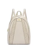 Pollini quilted women's backpack, ivory