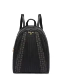 Pollini quilted women's backpack, black