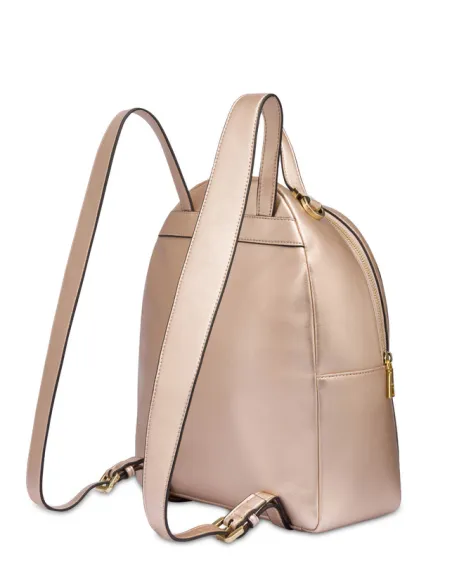 Pollini women's backpack, rose gold