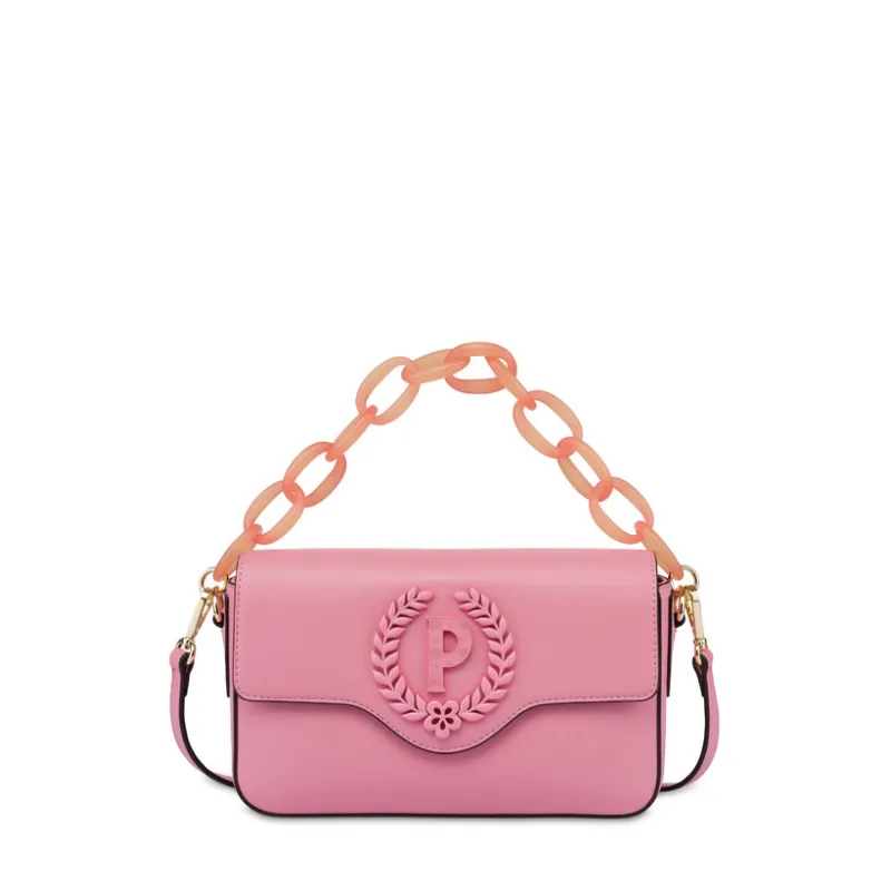 Pollini Tasche mit Kettengriff, rosa