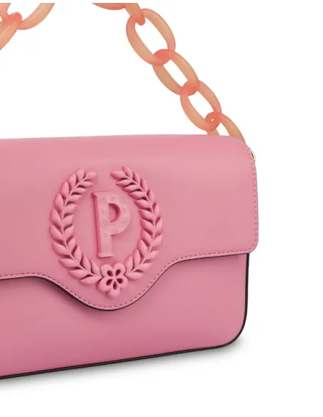 Pollini Tasche mit Kettengriff, rosa