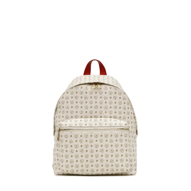 Pollini Women's backpack ivory-red