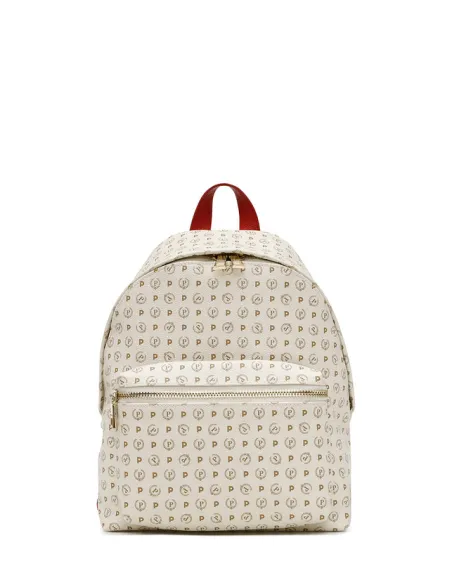 Pollini Women's backpack ivory-red