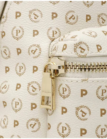 Pollini Women's backpack ivory-red
