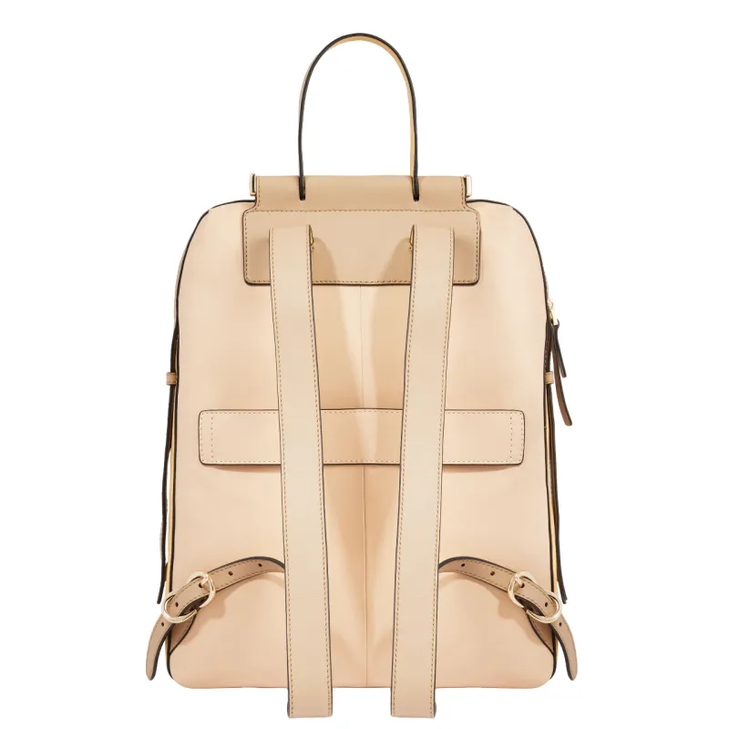 Piquadro Circle Damen-Laptop-Rucksack aus Leder, gelb 2