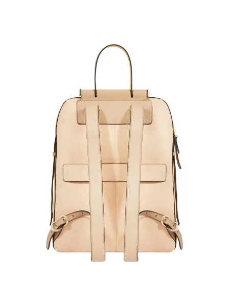 Piquadro Circle Damen-Laptop-Rucksack aus Leder, gelb