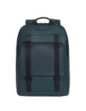 Piquadro David computer backpack with two compartments, green