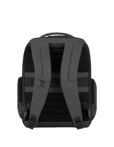 Zaino fast-check espandibile per computer con porte USB e USB Type C Piquadro Wollem, grigio