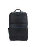 Piquadro B2 Revamp 15.6" computer leather backpack, blue